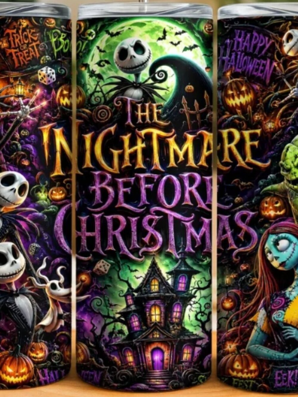 Nightmare Before Christimas Tumbler